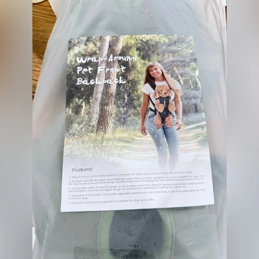 Olive Green Dog Carrier Backpack